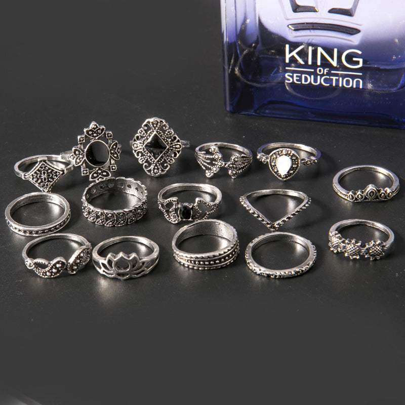 15 Piece Vintage Ring Set