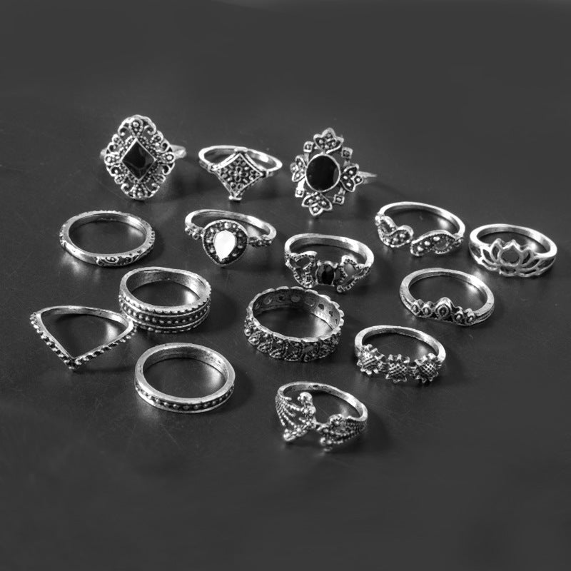 15 Piece Vintage Ring Set